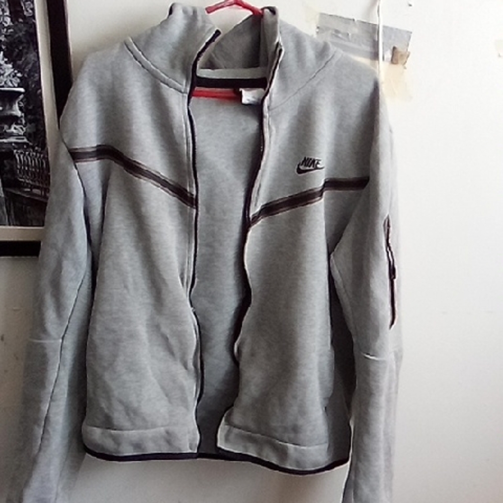 Nike Heather Gray Track Jacket